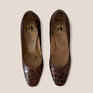 Vintage Peacock Shoe Shop Women’s Heel 5.5 Brown